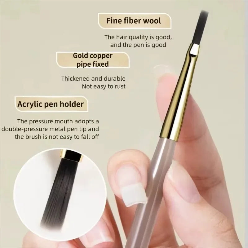French Plaid Grid Nail Art Design Brush - 11