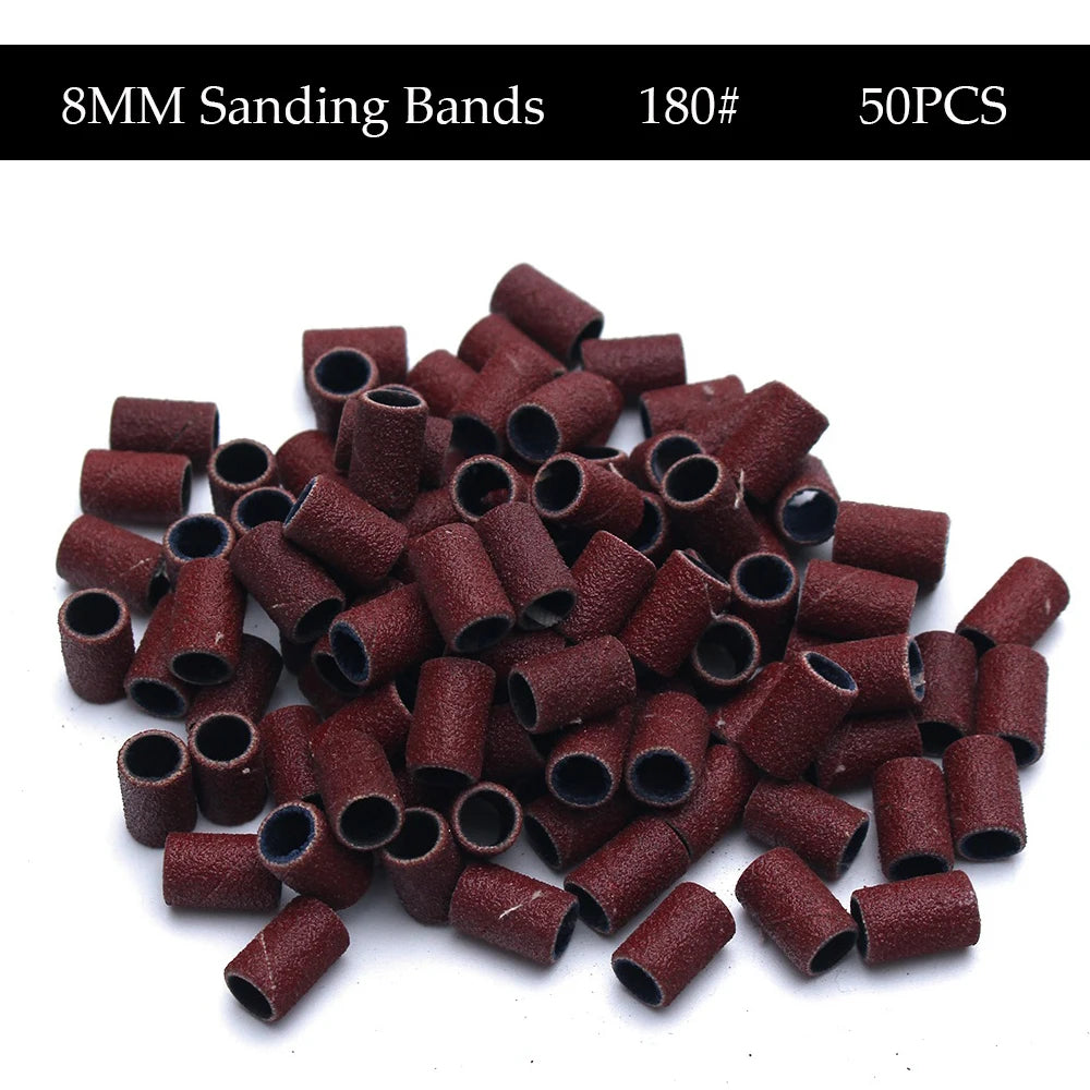 Professional Mini Nail Sanding Bands for Electric Drill - 39