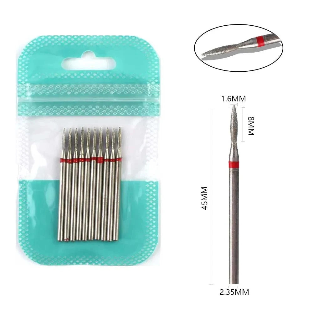 Diamond Drill Bit Set for Professional Nail Manicure