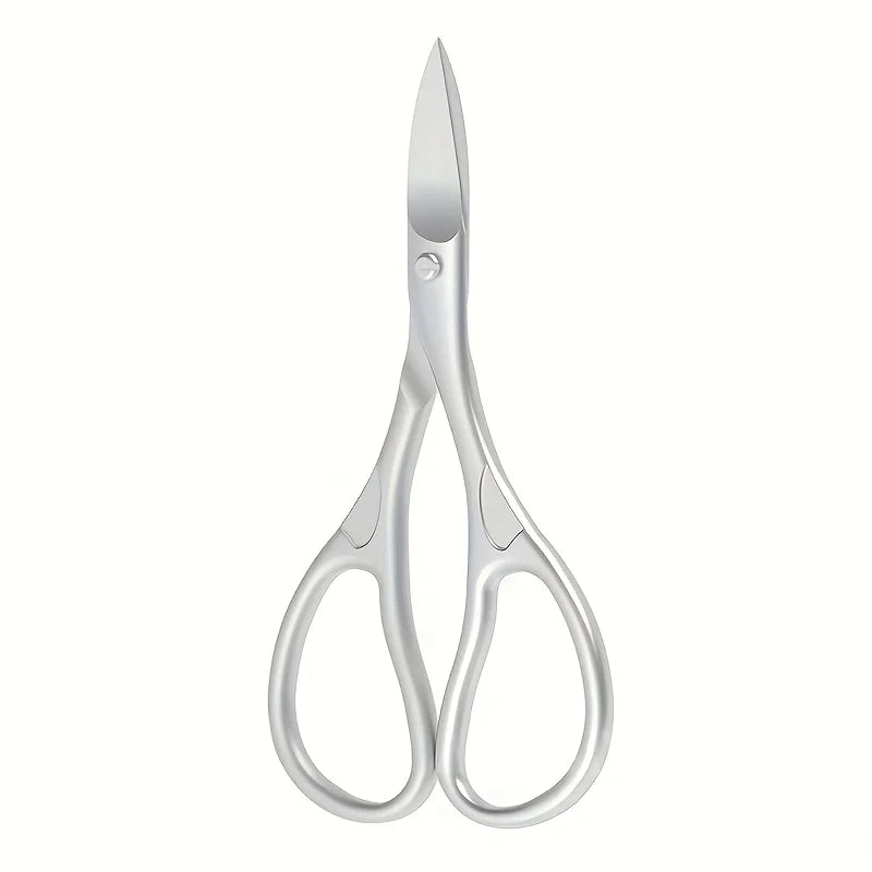 Precision Curved Stainless Steel Nail Scissors - 8