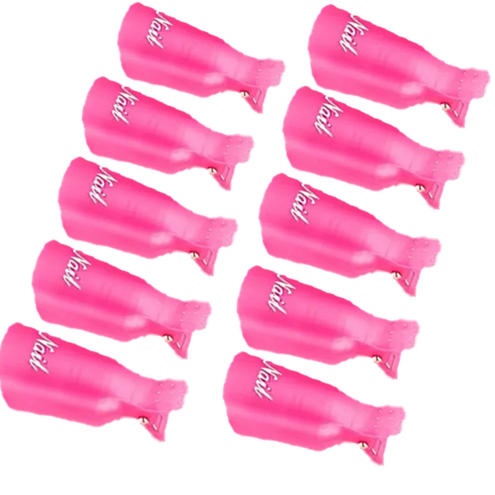 Reusable Soak Off Nail Gel Polish Remover Clips - 31
