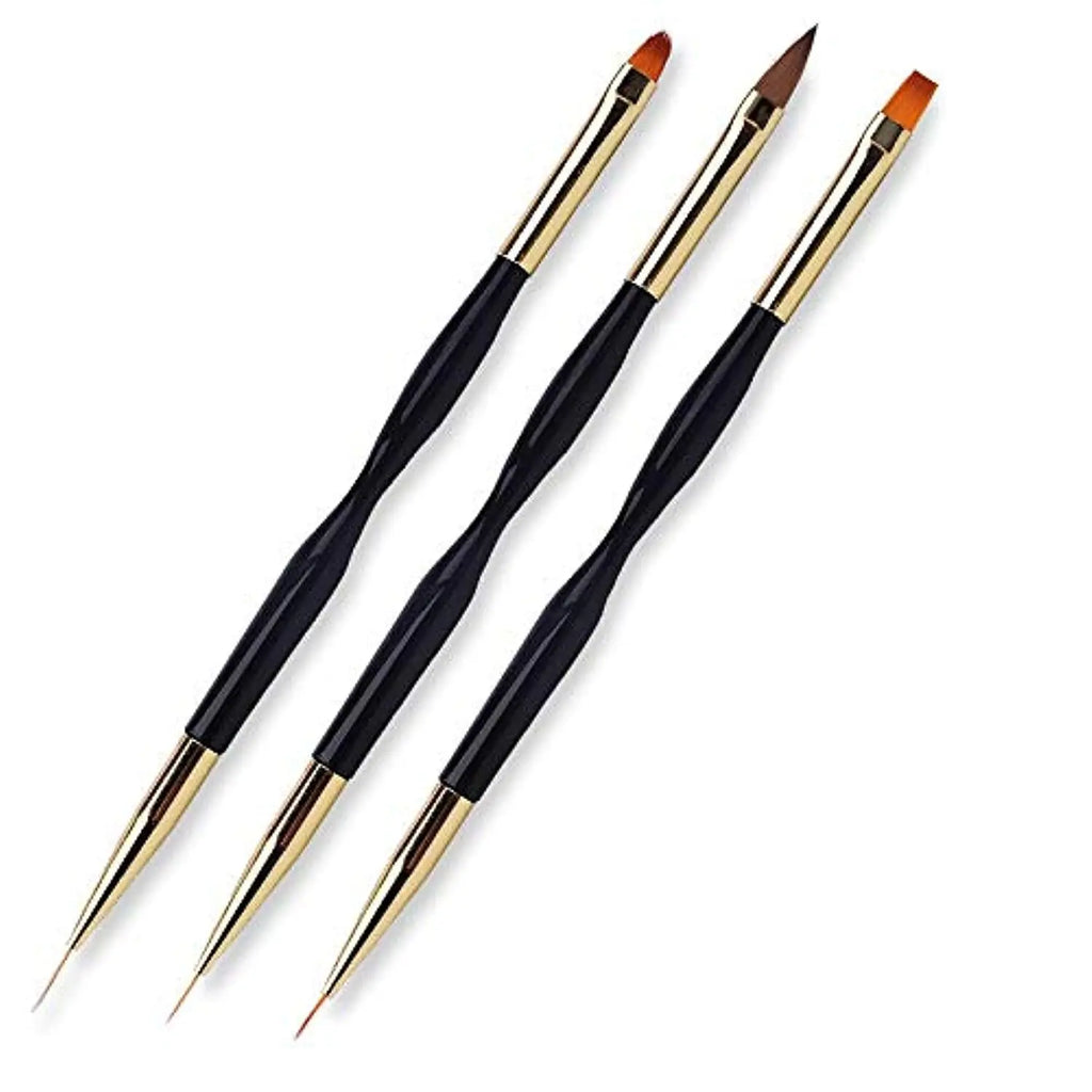 Dual-Ended Nail Art Brush Set for Professional Manicures