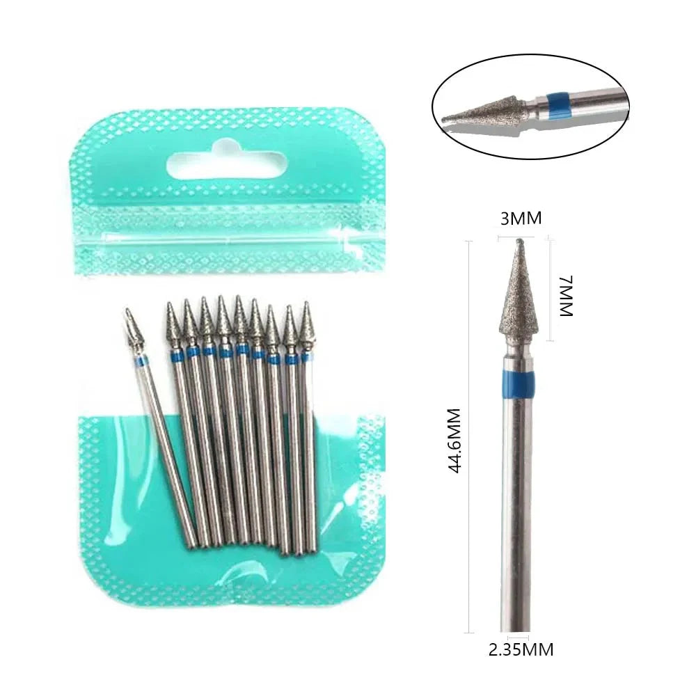 Diamond Drill Bit Set for Professional Nail Manicure - 8