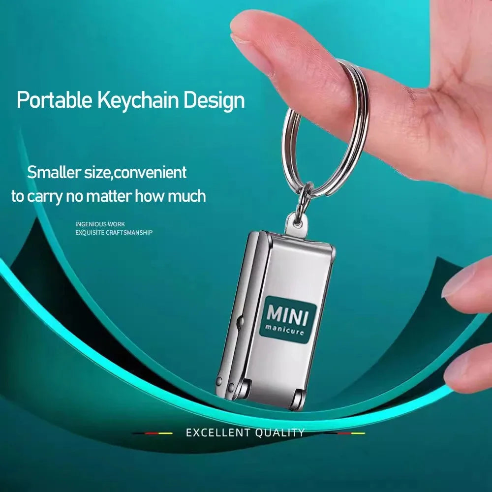Compact Portable Stainless Steel Nail Clipper - 16