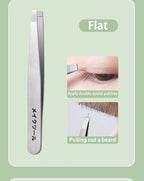 Professional Stainless Steel Eyebrow Tweezer Grooming Set