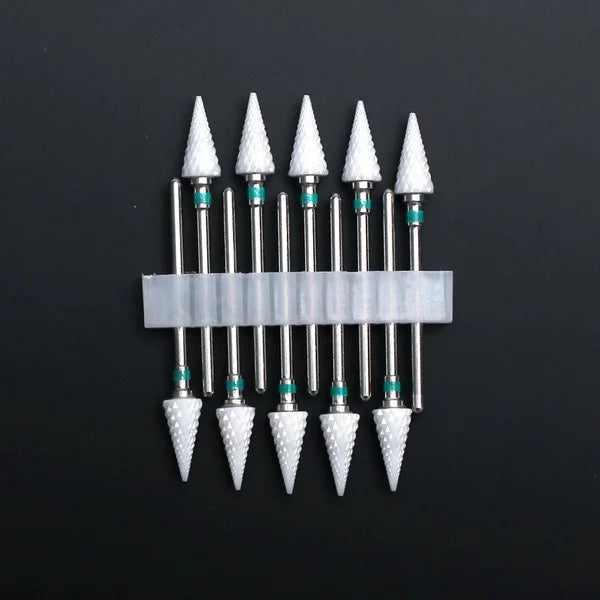 Ceramic Nail Drill Bit Set for Manicure and Pedicure