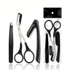 Professional Eyebrow Grooming and Facial Hair Trimmer Set