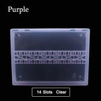 Clear Nail Drill Bit Storage Case