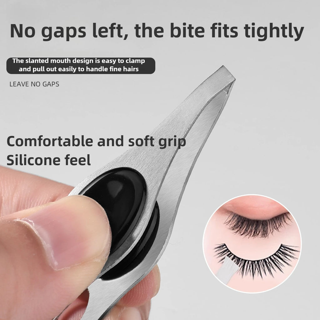Illuminated LED Eyebrow Tweezer for Precision Grooming
