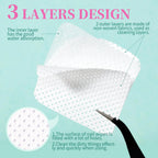 Lint-Free Nail Cleaning Wipes for Manicure and Eyelash Prep