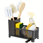 Compact Kitchen Sink Organizer and Drying Rack