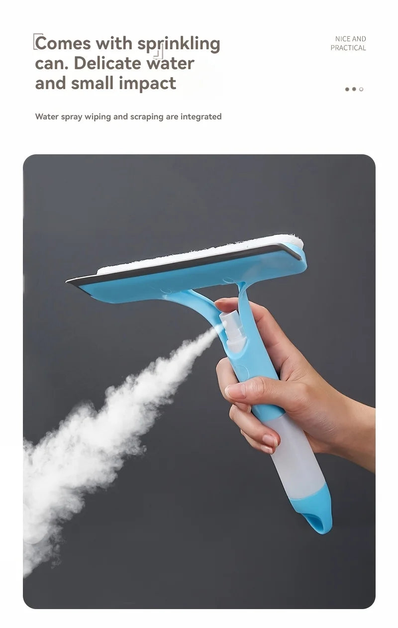 3-in-1 Glass and Window Cleaning Squeegee with Spray Bottle - 27