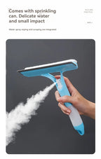 3-in-1 Glass and Window Cleaning Squeegee with Spray Bottle