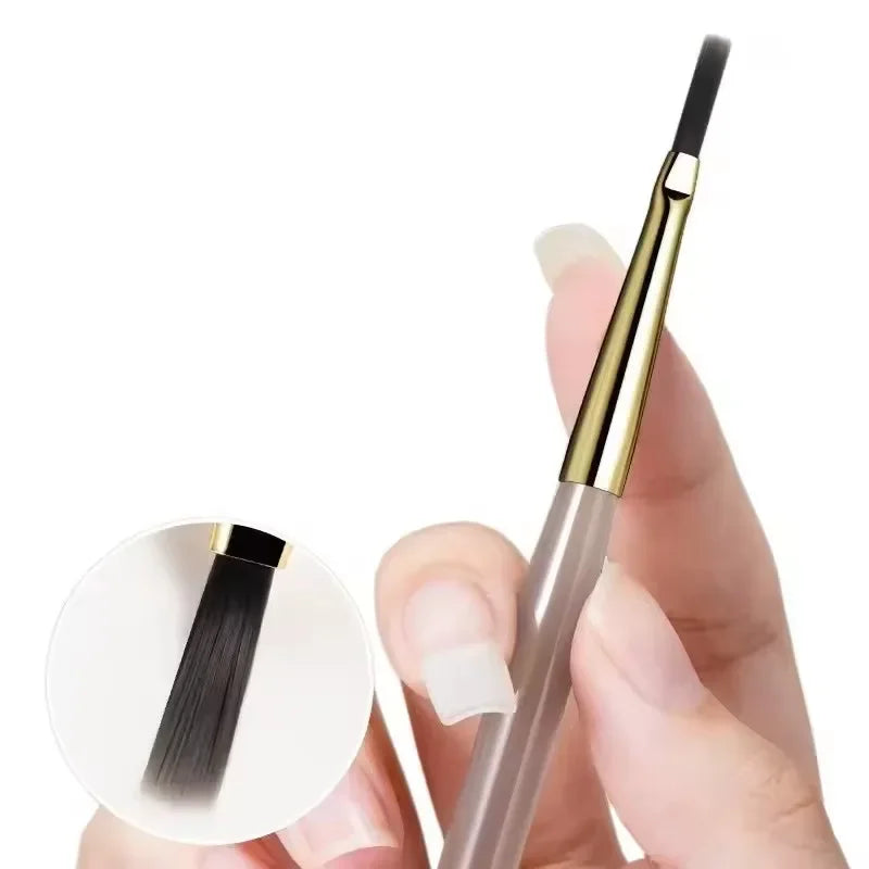 French Plaid Grid Nail Art Design Brush