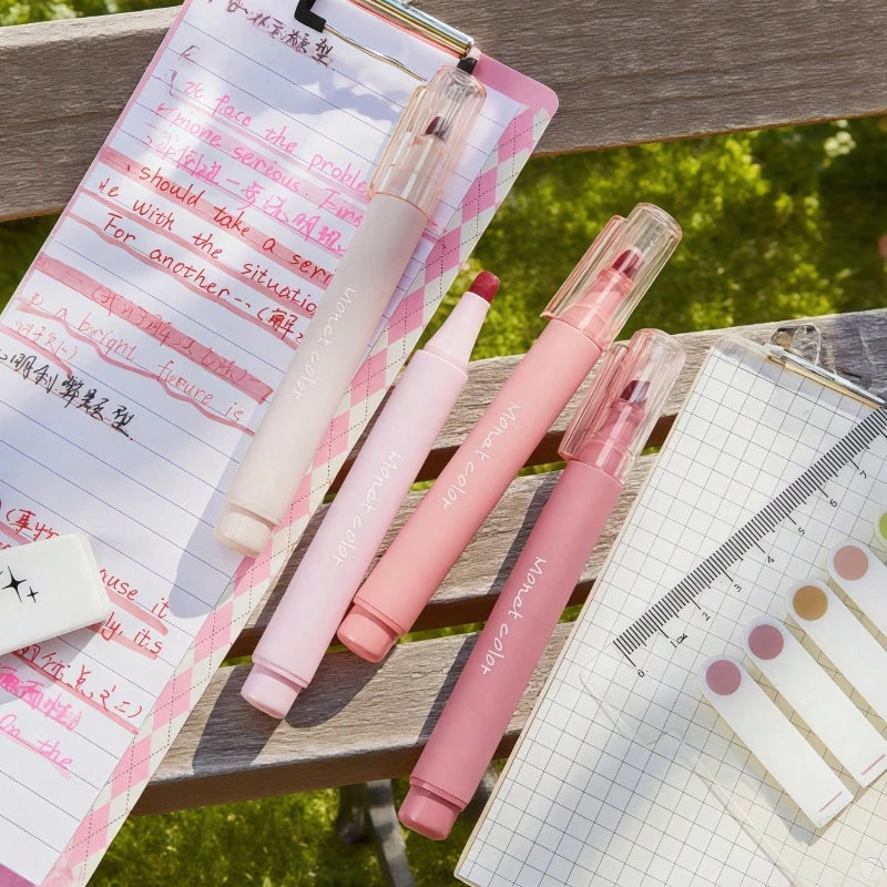 Soft-Touch Pastel Gel Highlighter Pens