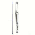 Precision Stainless Steel Slant-Tip Eyebrow Tweezers