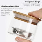 Glass Nail Brush Cleaning Cup with Filter