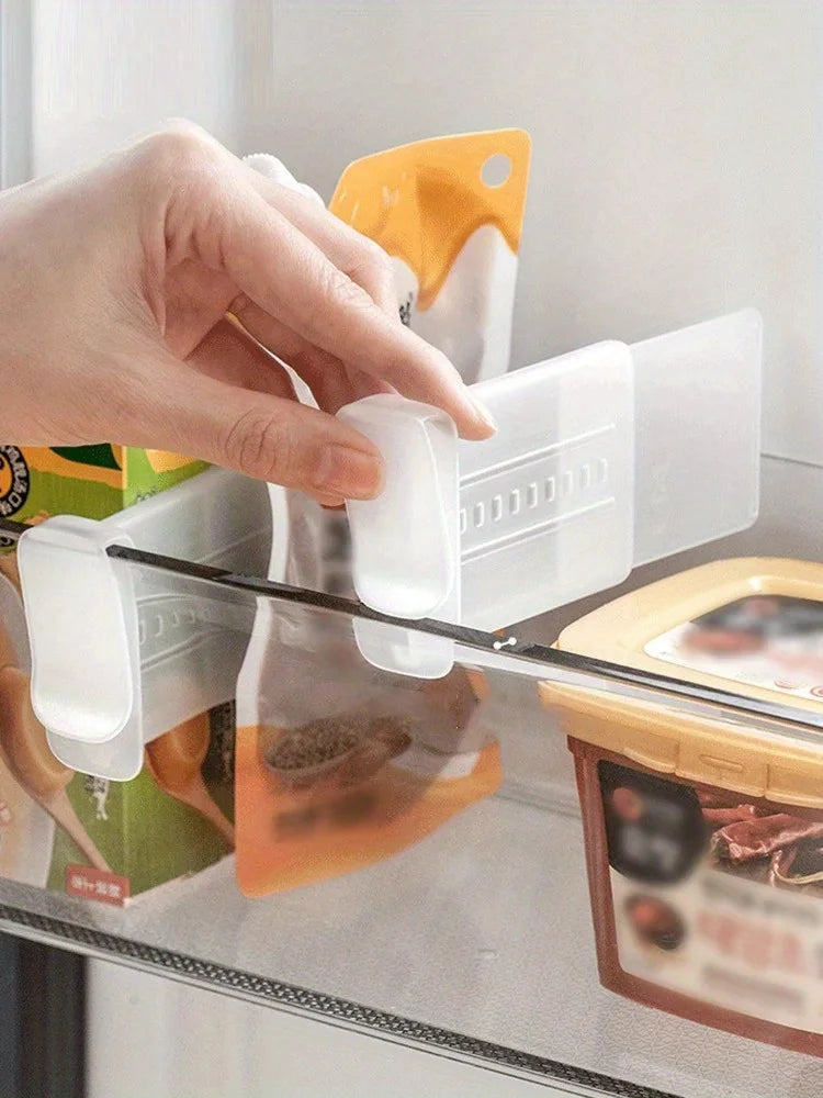 Adjustable Refrigerator Shelf Organizer Dividers - 19