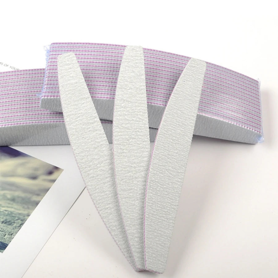 Professional Half Moon Nail File and Buffer Set