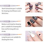 Professional Nail Art Liner Brush Set