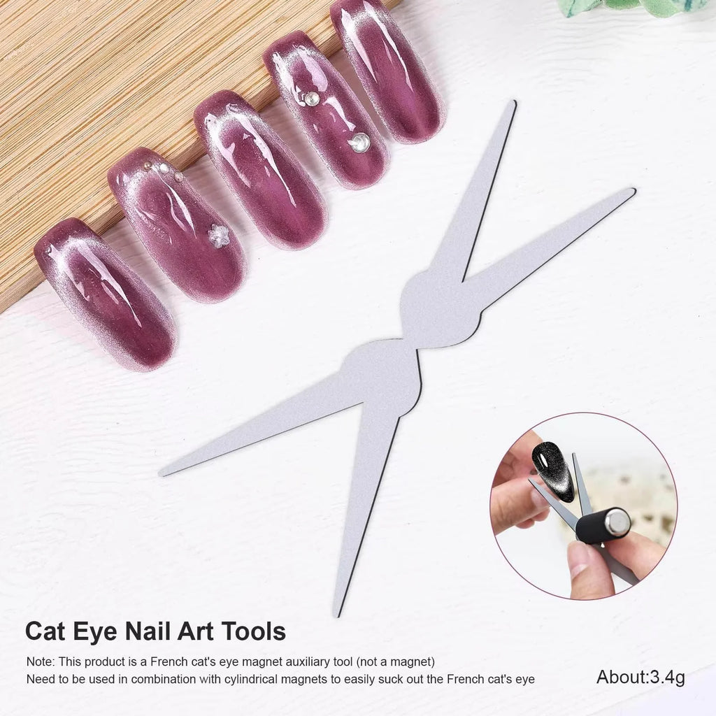 Magnetic French Tip Cat Eye Nail Tool