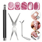 Professional Cat Eye Nail Art Magnet Set