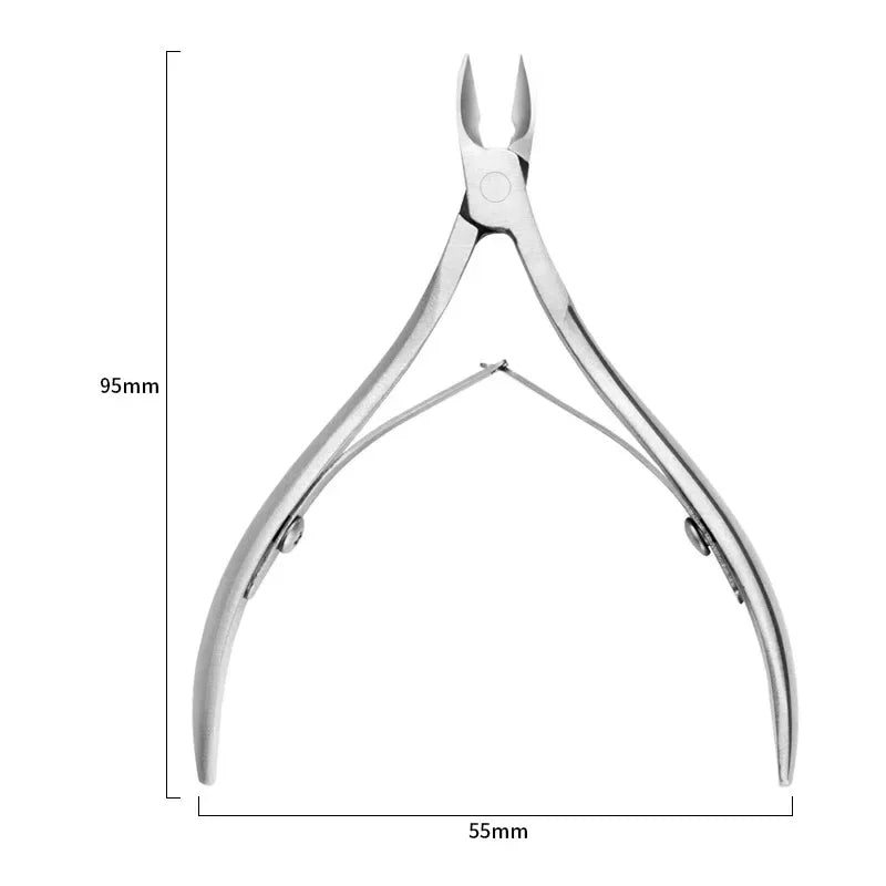 Professional Stainless Steel Cuticle Nipper for Manicure - 18