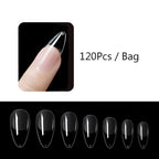 Matte Soft Gel Full Cover Almond Nail Tips