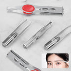 Illuminated LED Eyebrow Tweezer for Precision Grooming