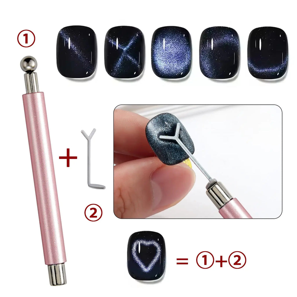 Magnetic Cat Eye Nail Art Tool Set
