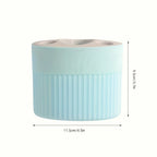 4-Slot Bathroom Toothbrush and Toothpaste Organizer Stand