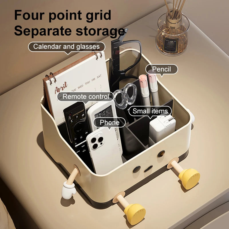 Multifunctional Desktop Organizer for Stationery and Cosmetics