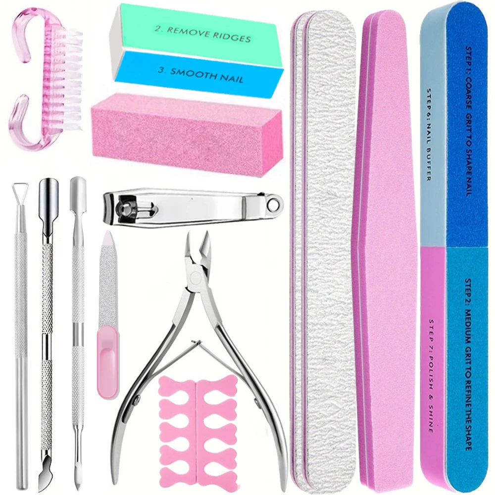 Professional Manicure and Pedicure Grooming Kit