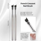 Professional French Tip Nail Art Brush for Perfect Manicures