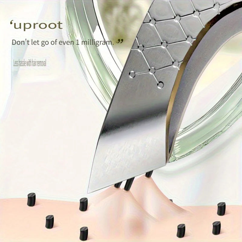 Wide-Mouth Precision Hair Plucking Tweezer