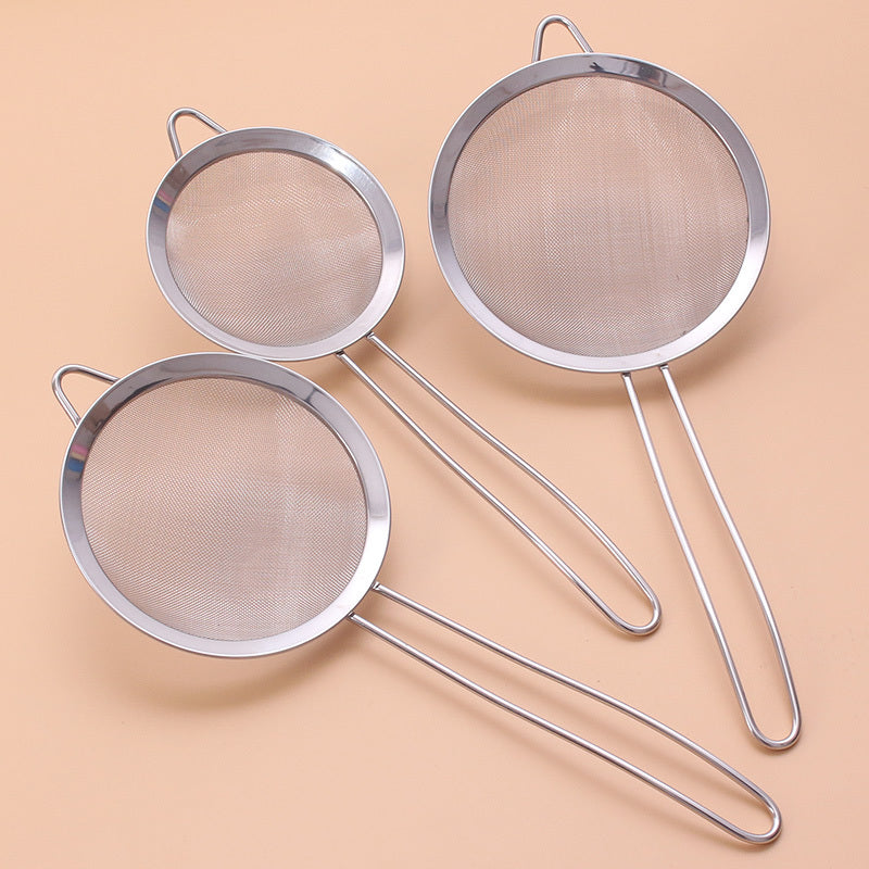 Stainless Steel Fine Mesh Kitchen Strainer Set - 6