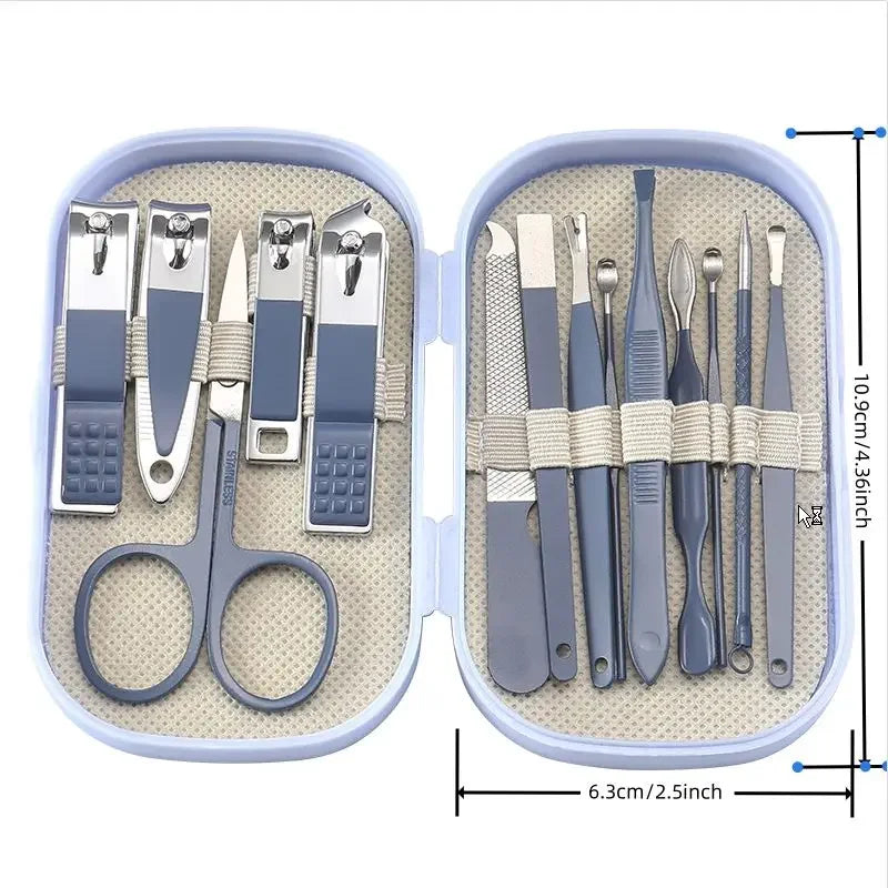 Professional Manicure and Pedicure Grooming Kit - 4