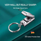 Compact Portable Stainless Steel Nail Clipper