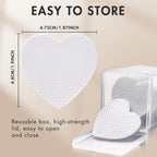 Lint-Free Heart Nail and Lash Cleaning Wipes