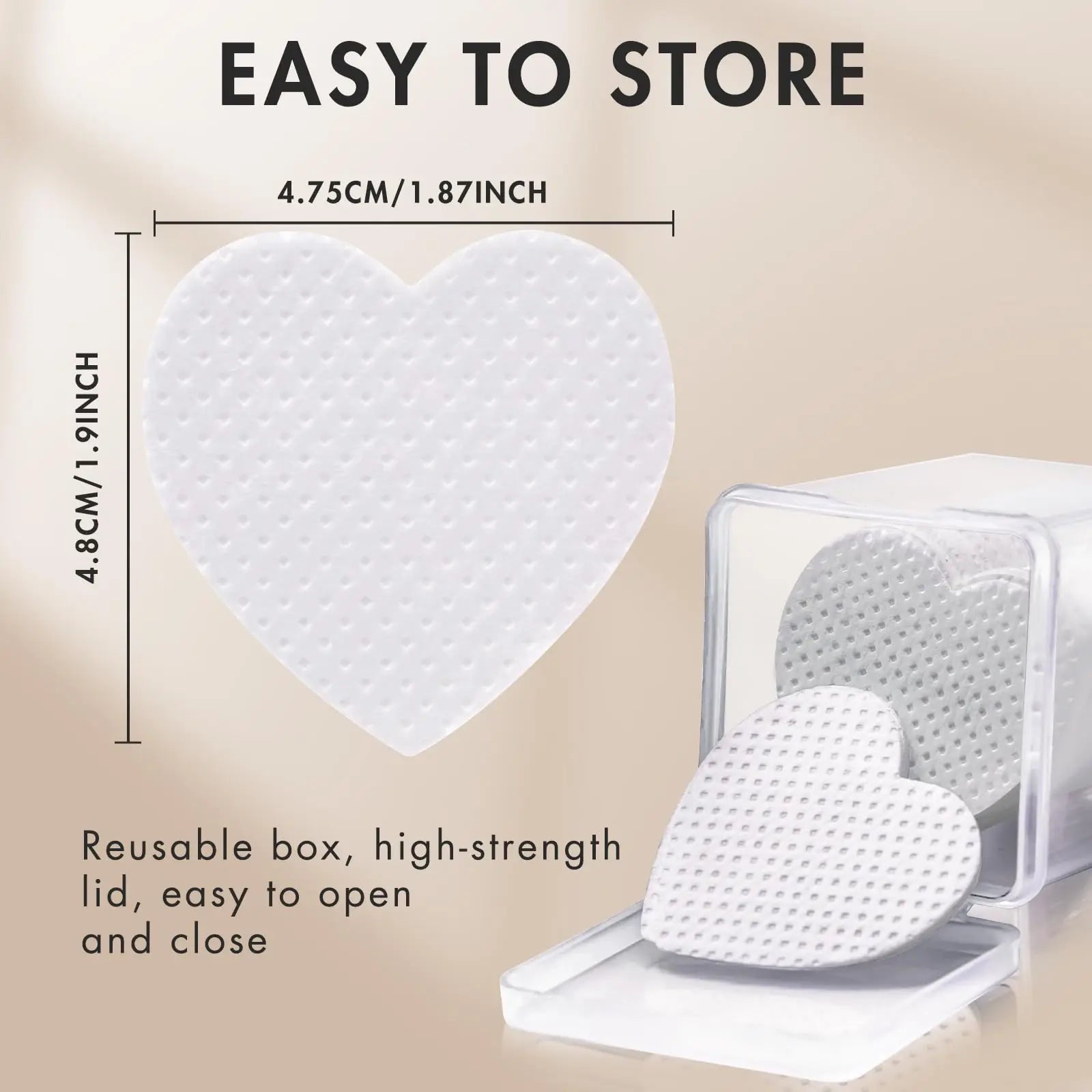 Lint-Free Nail Cleaning Wipes for Manicure and Eyelash Prep