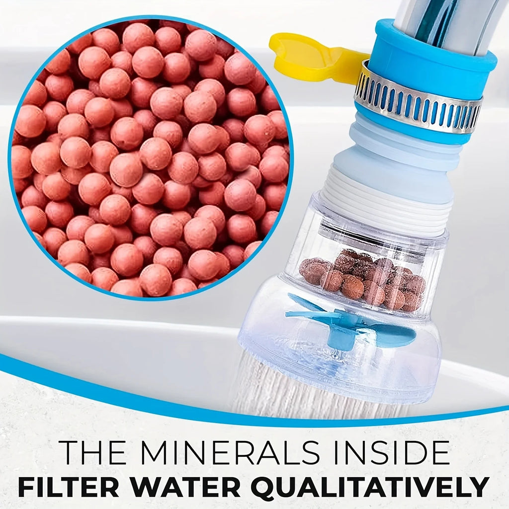360-Degree Flexible Kitchen Faucet Water Filter