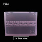 Clear Nail Drill Bit Storage Case