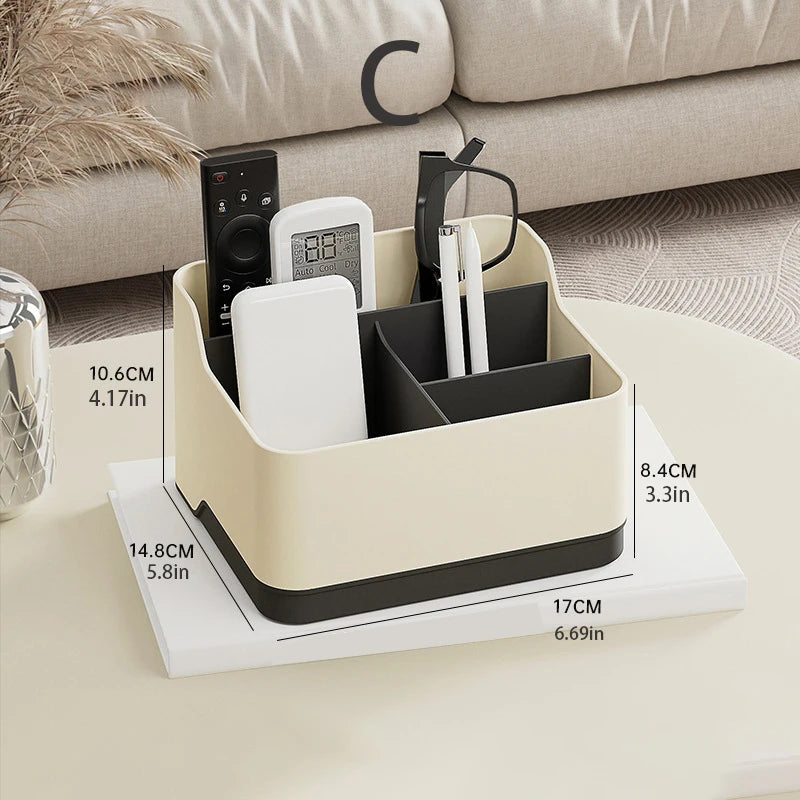 Multifunctional Desktop Organizer for Stationery and Cosmetics