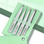 Professional Stainless Steel Eyebrow Tweezer Grooming Set