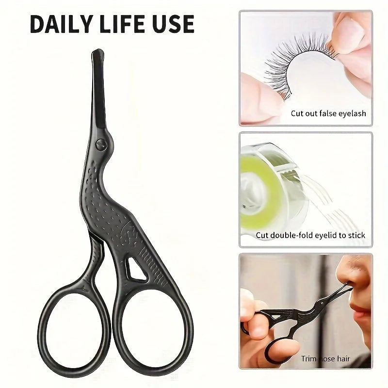 Safety Round-Tip Nose Hair Trimming Scissors - 7