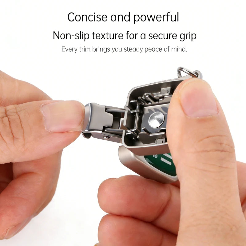 Compact Portable Stainless Steel Nail Clipper