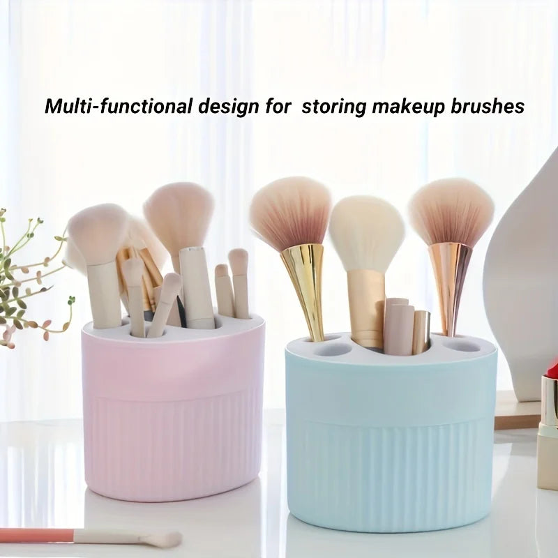 4-Slot Bathroom Toothbrush and Toothpaste Organizer Stand - 6