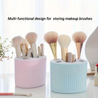 4-Slot Bathroom Toothbrush and Toothpaste Organizer Stand