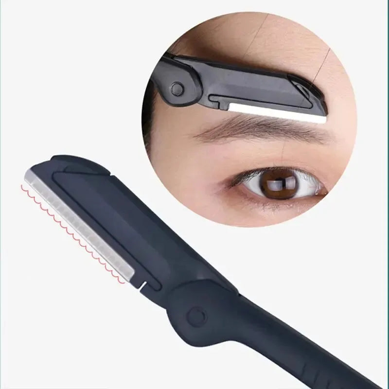 Professional Eyebrow Shaping Trimmer and Tweezer Set - 4