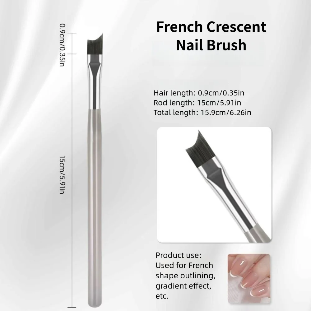 Professional French Tip Nail Art Brush for Perfect Manicures - 21